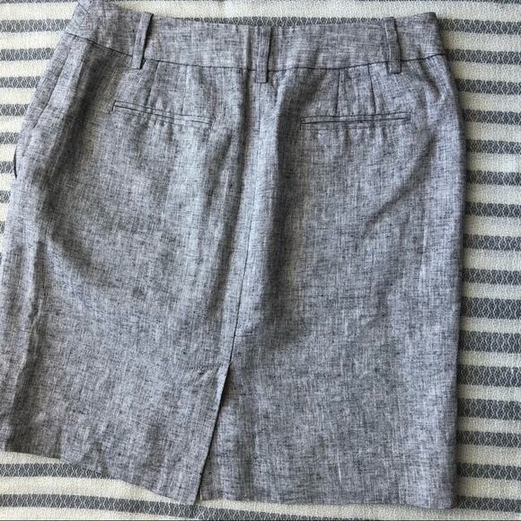 LOFT Ann Taylor lined a-line mini skirt back slit - Picture 6 of 6